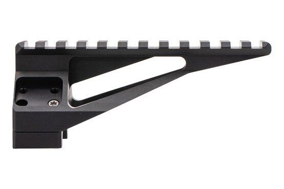 Nightforce 34mm Rail Accessory Platform - Improved has a black anodized finish